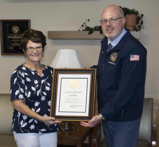 Millan retires from VA after 18 years of federal service